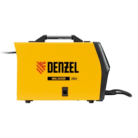 Аппарат инвертор. полуавтомат. cварки Denzel IMIG-205SDR, 200 А, ПВ 60%, катушка 5 кг купить в Уфе
