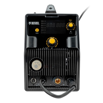 Аппарат инвертор. полуавтомат. cварки Denzel IMIG-205SDR, 200 А, ПВ 60%, катушка 5 кг купить в Уфе