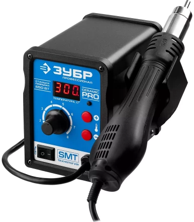 Паяльные станции цифровые 100-450C с воздушным нагревом серия ПРОФЕССИОНАЛ купить в Уфе