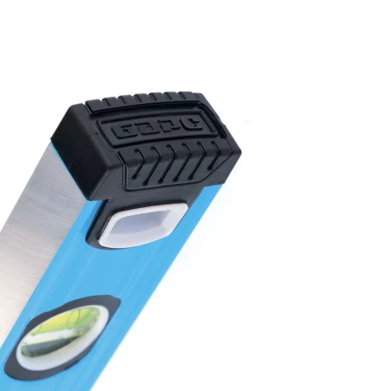 Уровень алюминиевый 2000 мм профиль 1.6 мм фрезерованный ударопрочные заглушки 3 глазка БАРС 34434 купить в Уфе