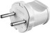 Вилка MAXElectro электрическая, 6А/220В, белая, STAYER 55150-W купить в Уфе