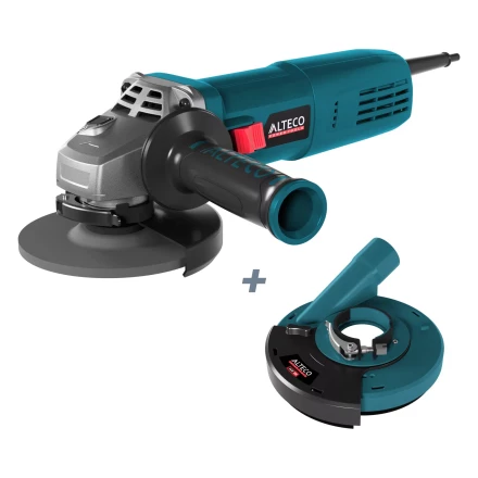 Угловая шлифмашина ALTECO AG 1400-125 ECS + Защитный кожух для пылеудаления ALTECO ADE 125 68946 купить в Уфе