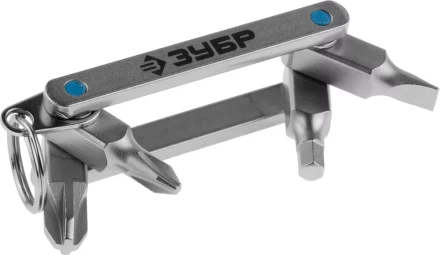 Мультитул ЗУБР&quot;ЭКСПЕРТ&quot;для горнолыжного и сноубордического снаряжения,суперкомпактный, HEX,SL 5 мм,PH №2,PZ № 3,4-в-1 27427-H4 купить в Уфе