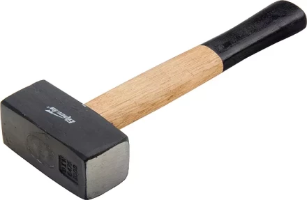 Кувалда 2000 г кованая головка деревянная двухцветная рукоятка SPARTA 10909 купить в Уфе