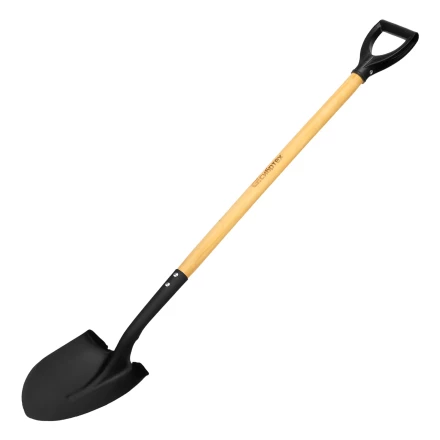 Лопата для сыпучих грузов, 215х285х1325 мм, деревянный черенок с пропиткой, Россия Сибртех 6145655 купить в Уфе