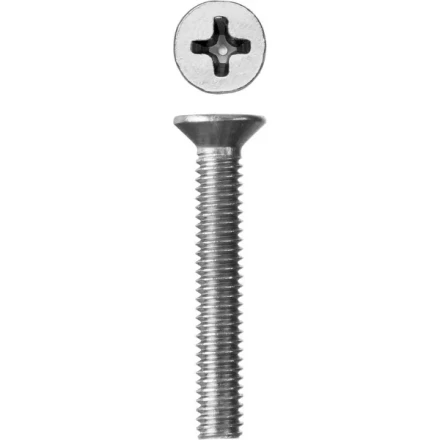 Винт ЗУБР &quot;МАСТЕР&quot; DIN 965, класс прочности 4.8, оцинкованный, M4x25мм, 5кг 303110-04-025 купить в Уфе