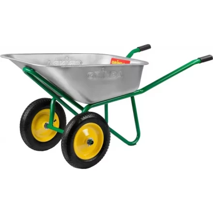 Тачка GRINDA строительная двухколесная, 110 литров 422394 купить в Уфе