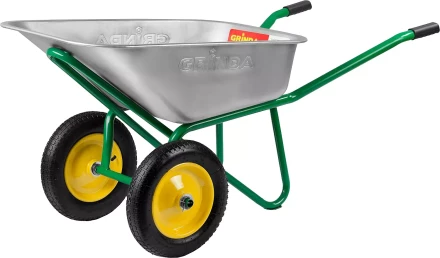 Тачка GRINDA строительная двухколесная, 110 литров 422394 купить в Уфе