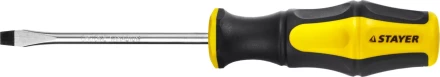 Отвертка STAYER "MASTER" "HERCULES", Сr-V, противоскользящая рукоятка, SL6,0x100мм 25051-06-10_z02 купить в Уфе