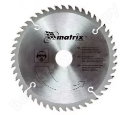 Пильный диск по дереву 160 х 20мм 24 зуба + кольцо 16/20 MATRIX Professional 73211