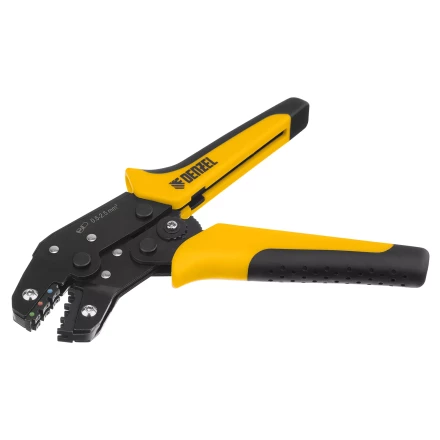 Клещи для обжима Denzel 17747 изолир. наконечников НКИ и НВИ, разъемов РПИ, гильз ГСИ, 0,5 - 2,5 мм2 купить в Уфе