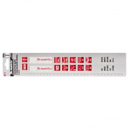 Полотна по дереву для сабельной пилы S1617K 275/8,5мм HCS 2 штуки PRO Matrix 782007 купить в Уфе