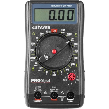 Мультиметр STAYER &quot;PROFESSIONAL&quot; PRODigital цифровой 45310 купить в Уфе