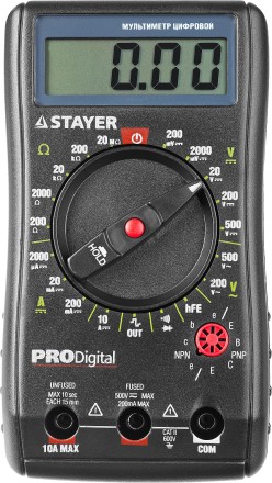Мультиметр STAYER &quot;PROFESSIONAL&quot; PRODigital цифровой 45310 купить в Уфе