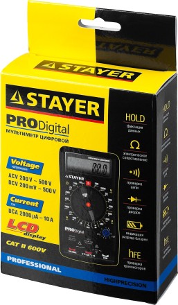 Мультиметр STAYER &quot;PROFESSIONAL&quot; PRODigital цифровой 45310 купить в Уфе