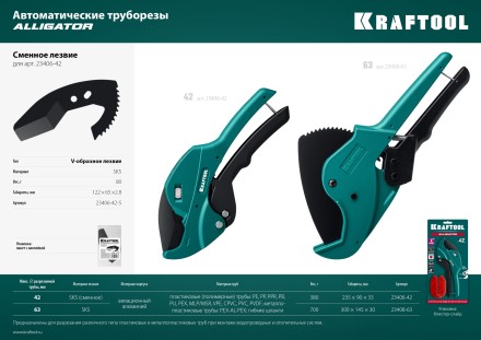 Труборез для металлопластиковых труб 23408-63 купить в Уфе