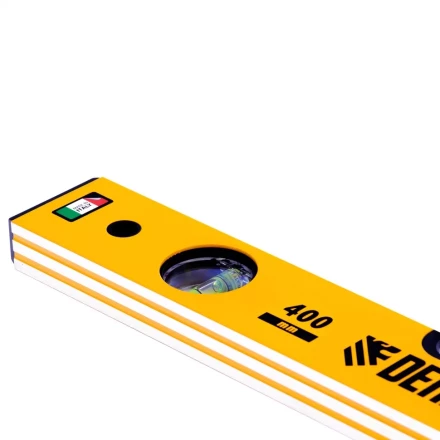 Уровень алюминиевый, 400 мм, фрезерованный, 3 глазка Denzel 33680 купить в Уфе