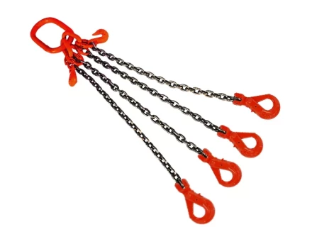 Строп цепной TOR 4СЦ г/п 17,0 т 4,0 м с укорачивающими и самозакрывающимися крюками 1016894 купить в Уфе