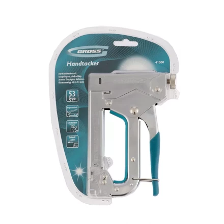 Степлер мебельный регулируемый (Handwerker) стальной корпус тип скобы 53, 4 - 14 мм GROSS 41000 купить в Уфе
