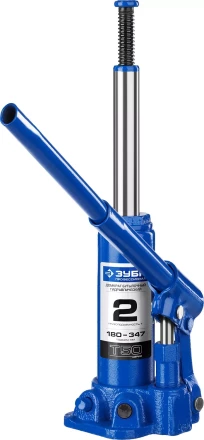 Домкрат гидравлический бутылочный T50, 2т, 180-347мм, ЗУБР Профессионал 43060-2 43060-2_z01 купить в Уфе