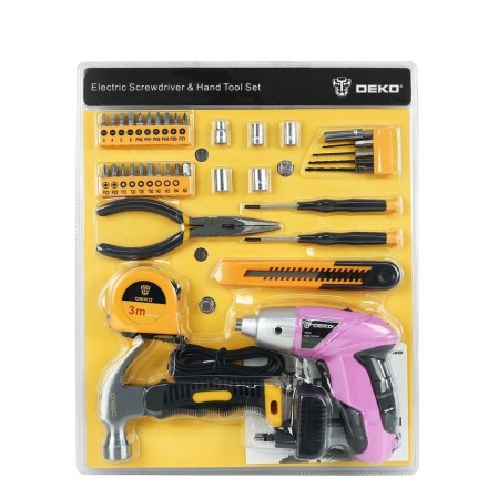 Отвертка аккумуляторная DEKO DKS4 и набор 36 Tools Kit, 063-4109 купить в Уфе