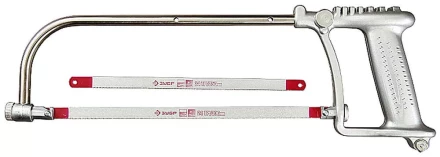 Набор ЗУБР Ножовка &quot;СОЮЗ&quot; многоф. 3-в-1: по металлу, кафелю, стеклу, приспособ. для отлома, в компл 2 полотна по металлу 4-15727 купить в Уфе