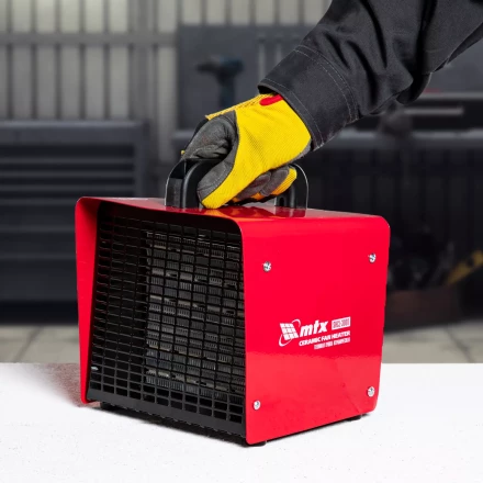 Тепловая пушка керамическая SHCL-3000, квадратная, 230 В, 480 м3/ч, 1/3 кВт// MTX 96403 купить в Уфе