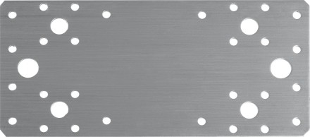 ЗУБР НКП-2.0, 200 x 90 x 2 мм, нержавеющая крепежная пластина, Профессионал (310636-200) купить в Уфе