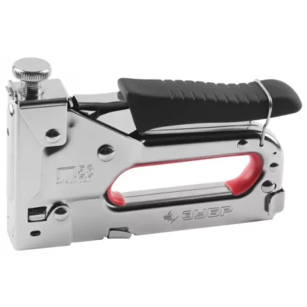 Степлер металлический пружинный, регулируемый, тип 53, ЗУБР, 31565, 4-14мм 31565 купить в Уфе