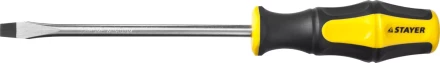 Отвертка STAYER "MASTER" "HERCULES", Сr-V, противоскользящая рукоятка, SL8,0x150мм 25051-08-15_z02 купить в Уфе