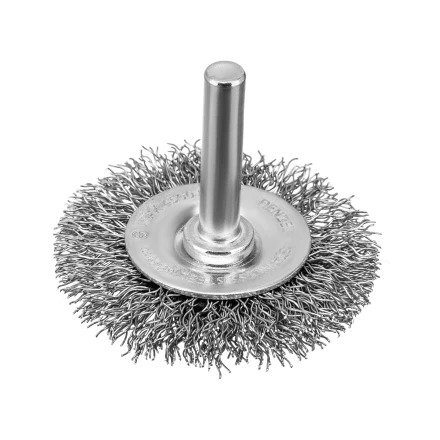 Набор щеток для дрели, 1 Плоская 50мм, 2 Чашки 25-50мм, шпилька, нерж. вит. проволока Denzel 74491 купить в Уфе