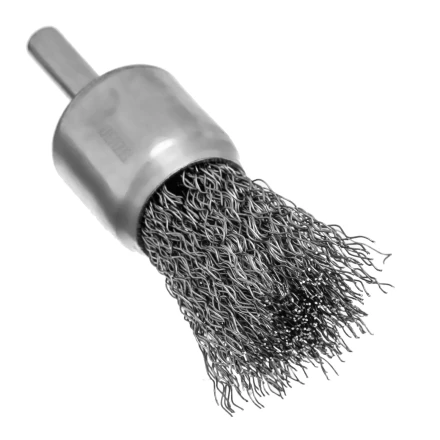 Набор щеток для дрели, 1 Плоская 50мм, 2 Чашки 25-50мм, шпилька, нерж. вит. проволока Denzel 74491 купить в Уфе