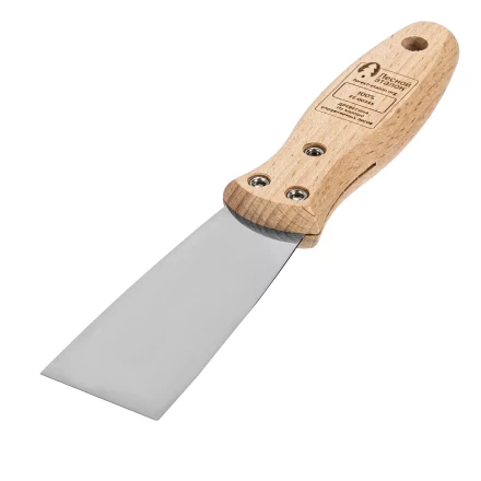 Шпательная лопатка из нержавеющей стали, 40 мм, буковая рукоятка, EFP Matrix 85610 купить в Уфе