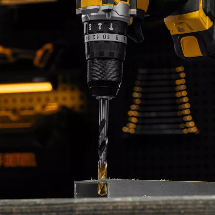 Сверло спиральное по металлу Denzel, 11 x 142мм, Р6М5, Golden Tip, многогранная заточка, 718286 купить в Уфе