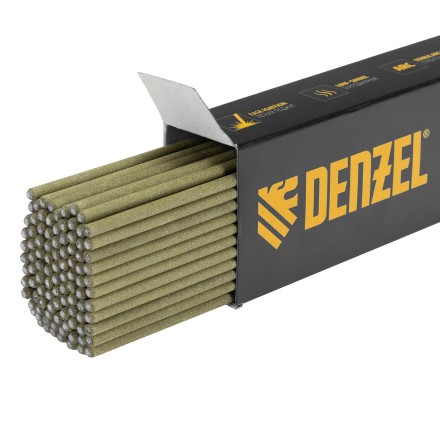 Электроды Denzel DER-46 Goldline, диам. 3 мм, 2,5 кг, рутил-целлюлозное покрытие 97506 купить в Уфе