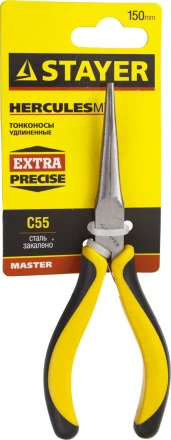 Тонконосы STAYER &quot;MASTER&quot; удлиненные &quot;HERCULES&quot; &quot;MINI&quot;, 150мм 2218-1_z03 купить в Уфе