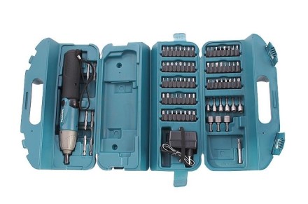 Отвертка Makita 6723 DW с набором бит в кейсе купить в Уфе