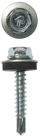 Саморезы ЗУБР "ПРОФЕССИОНАЛ" оцинков., для крепл. кров. матер. к дерев. обреш., 4.8x50мм, 250шт 4-300315-48-050 купить в Уфе