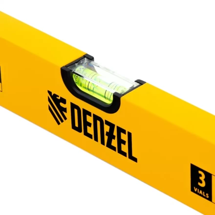 Уровень алюминиевый, 600 мм, фрезерованный, 3 глазка Denzel 33681 купить в Уфе