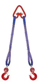 Строп текстильный двухветвевой 2СТ 8 т L=3.5 м SF7 180 мм Звено РТ-3 купить в Уфе