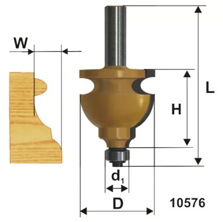 Фреза кромочная фигурная ф445х28мм хв 12мм 10576 купить в Уфе