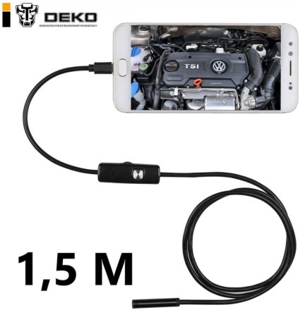 Эндоскоп водонепроницаемый WE-1.5 DEKO, 065-0184 купить в Уфе