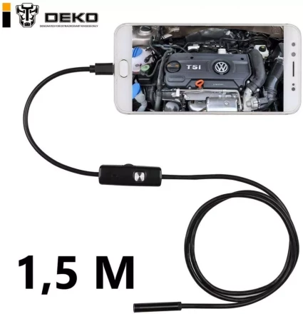 Эндоскоп водонепроницаемый WE-1.5 DEKO, 065-0184 купить в Уфе