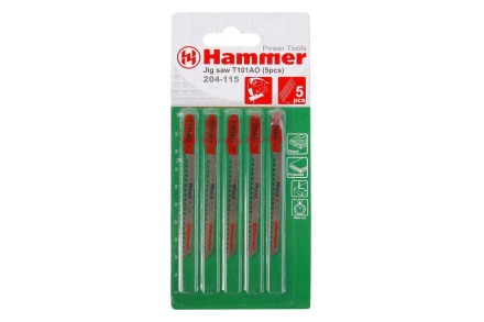 Пилки для лобзика HAMMER JG WD T101AO (5шт.) купить в Уфе