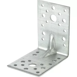 Крепежный уголок усиленный 2,5мм KUU 90x90x65 мм Россия Сибртех 464123