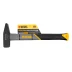 Молоток слесарный, 600 г Denzel, кованый, фибергласовая рукоятка c TPR покрытием, 10486 купить в Уфе