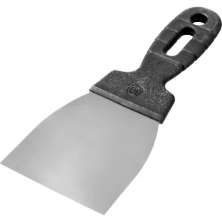 Шпатель ЗУБР &quot;МАСТЕР&quot; нержавеющее полотно, 80мм 10077-08 купить в Уфе