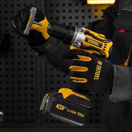 Щетка для дрели, 75 мм, Плоская, со шпилькой, нержавеющая витая проволока Denzel 744603 купить в Уфе