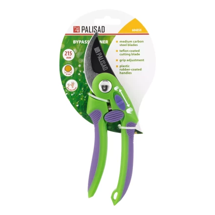 Секатор прямого реза Palisad 604858, регулировка захвата купить в Уфе