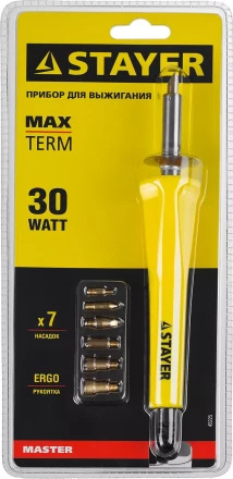 Прибор STAYER "MASTER" для выжигания с набором насадок, 7шт 45225 купить в Уфе